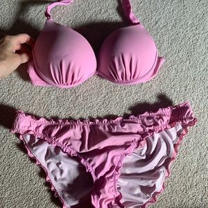 Victoria secret women’s swim suit pink